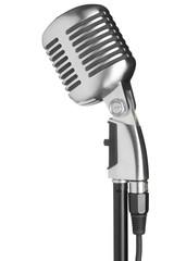 Obraz premium professional microphone isolated on white