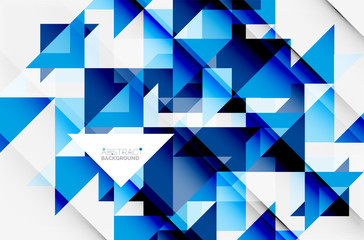 Fototapeta premium Triangle pattern design background