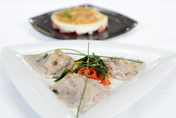 Tasty meal served for a lunch