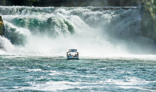 Switzerland. The Rhine Falls