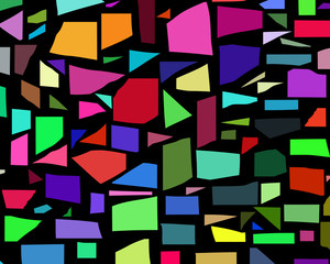 Background of different shapes