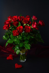Fototapeta Bukiet czerwonych róż obraz