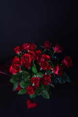 Bukiet czerwonych róż © Wiktoria