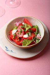 Summer salad in bowl