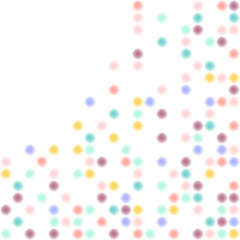 Abstract vector background. Blurred points. Fashion. Geometric pattern. Circles. Variegated bright illustration. Vector.