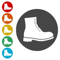 Boot icons set - Illustration 