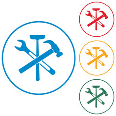 Plumbing work symbol icon
