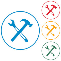 Plumbing work symbol icon