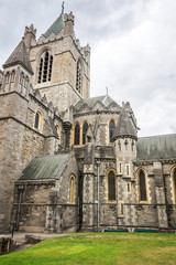 Fototapeta na wymiar Christchurch cathedral in Dublin, Ireland