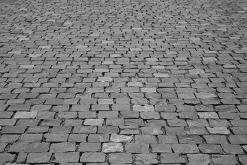 black sett pavement background