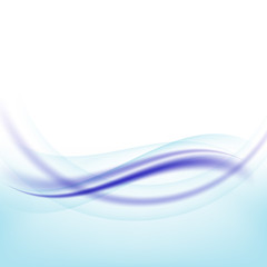 Blue curve abstract background vector illustration