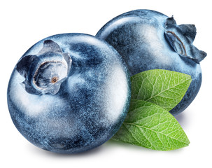 Blueberries. Macro shot. © volff