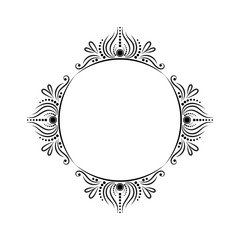 Vintage round classic contour frame