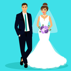 Bride and groom.