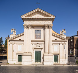 Fototapeta na wymiar San Rocco (Chiesa di San Rocco all Augusteo) church in Rome, Italy