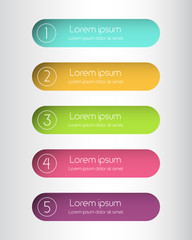 Obraz premium Modern business style options template