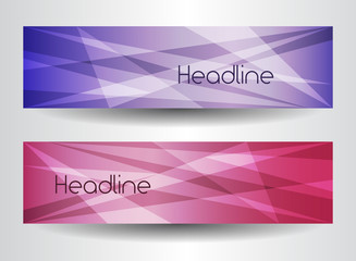 Corporate company brochure template set with place for headline