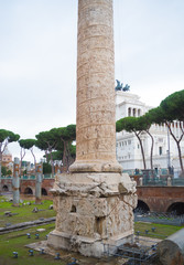 Trajan's column in rome