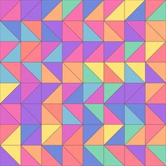 vector mosaic seamless pattern. Geometric texture concept. 052