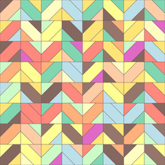 Fototapeta premium vector mosaic seamless pattern. Geometric texture concept. 079