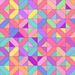 vector mosaic seamless pattern. Geometric texture concept. 078