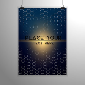 Abstract background banner with space for your message
