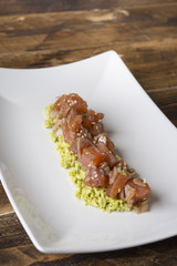 Tartar Salmon with avocado