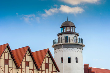 Fototapeta na wymiar Lighthouse in Kaliningrad