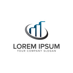 building logo design concept template. Architectural Constructio