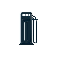 vector oil fueling station simple flat icon pictogram isolated on a white background. Gas oil fuel, energy power industry symbol, sign