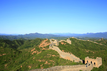 Fototapeta na wymiar The Great Wall in China