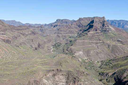 Landscape of Gran Canaria, Canary Islands