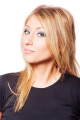 Naklejka premium blond woman posing