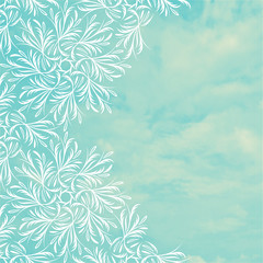 Mandala, background with a medallion