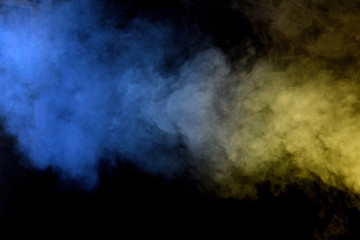 Abstract smoke on a dark background