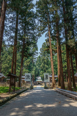 上杉家廟所の風景