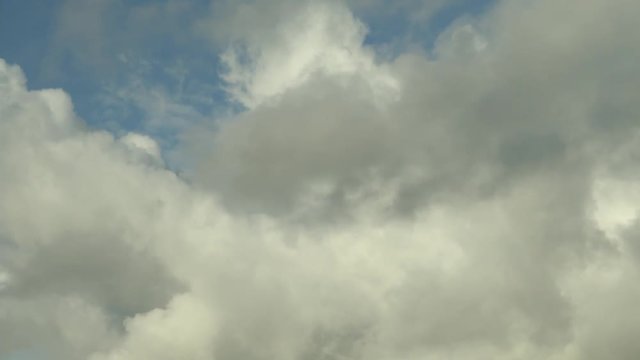 Drifting clouds, time lapse