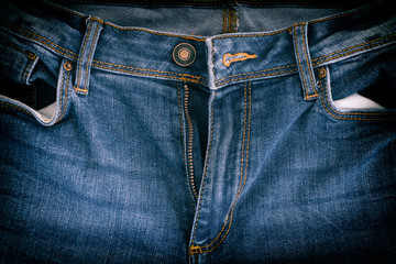 Blue jeans with open zipper © Stepan Popov