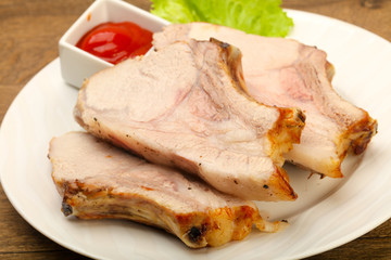 Roasted pork