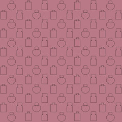 Simple perfume bottles pattern