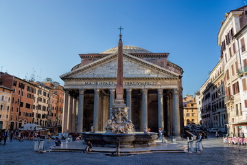 Fototapeta na wymiar Rom, Piazza della Rotonda