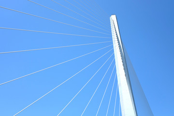 Obraz premium Streszczenie część mostu i nieba