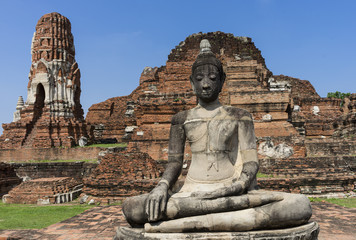 Fototapeta premium Ayutthaya historic park UNESCO World Heritage Site
