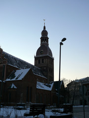 Riga Cathedral in Riga, Latvia