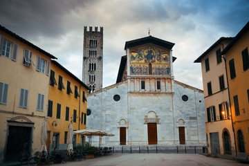 Fototapeta na wymiar Church of San Pietro bell tower