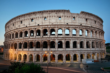 Fototapeta na wymiar Colosseum Rome night