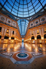 Naklejka premium Galleria Vittorio Emanuele II interior