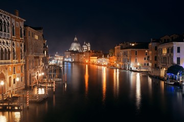 Fototapeta premium Venice Grand Canal night