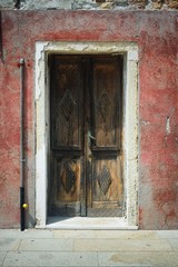 Colorful Burano closeup