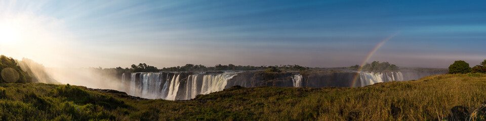 The great Victoria Falls (Zimbabwe) - obrazy, fototapety, plakaty